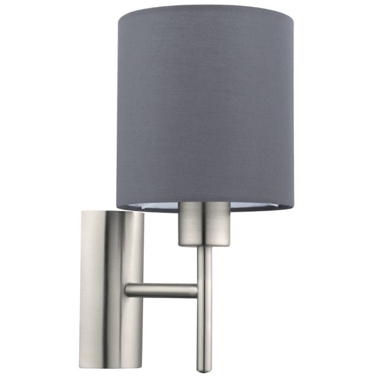 Pasteri Væg L145 grå, E27, 60W