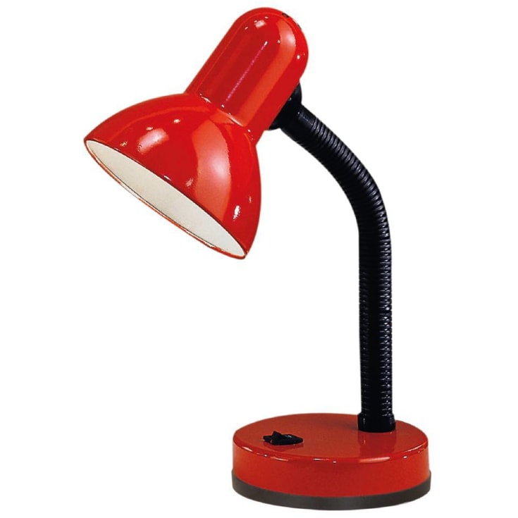 Basic Bordslampa H300 röd, E27, 40W