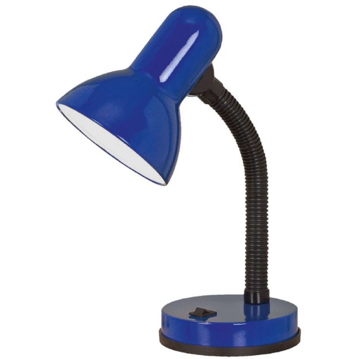 Basic Bordlampe H300 blå, E27, 40W