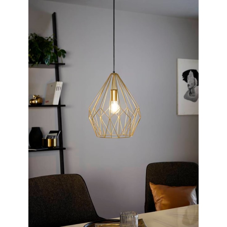 Carlton Pendel Ø310 guld, E27, 60W