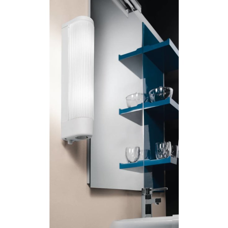 Bari 1 Væg L350 hvid, E14, 2X25W