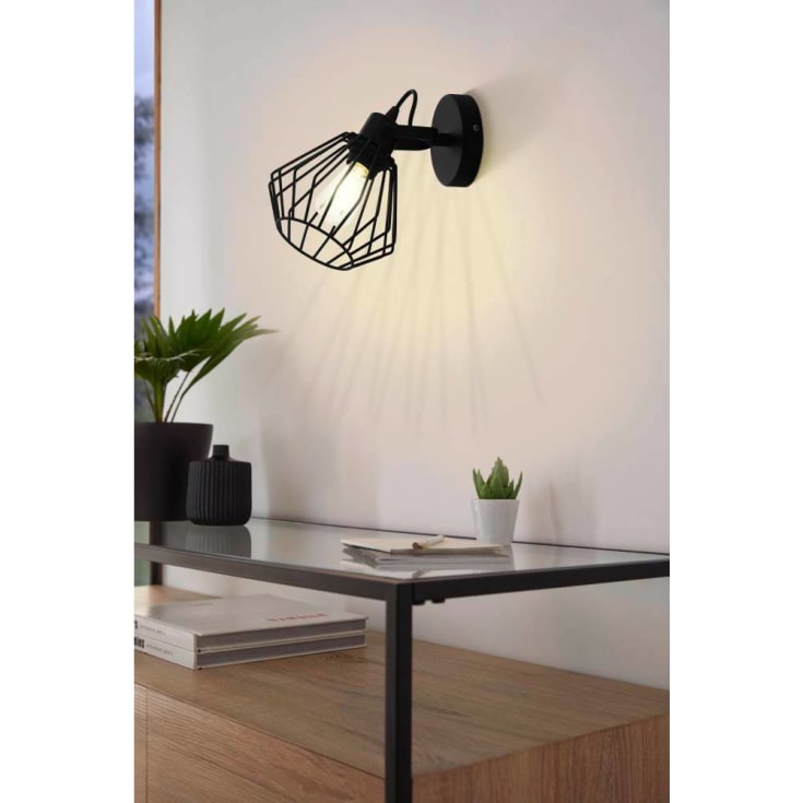 Tabillano Væg Ø110 sort, E27, 40W