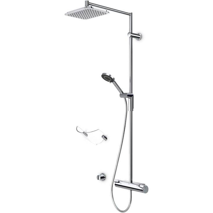 Oras Optima Rain duschset, krom