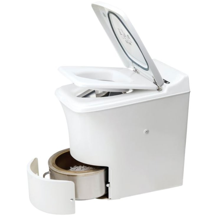 Cinderella Comfort forbrenningstoalett, elektrisk, med display, hvit