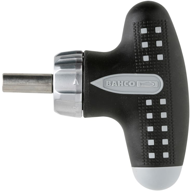 Bahco T-håndtak skralleskrutrekker (stubby)
