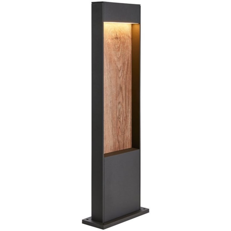 FLATT POLE 65 LED golvlampa 3000K IP65 antracit/brun