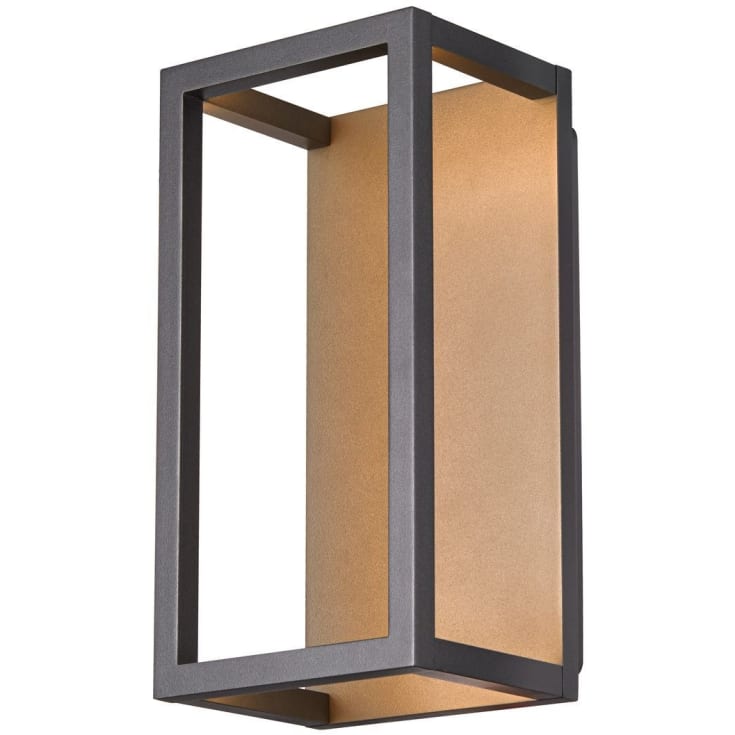 QUADRULO vägglampa, LED, 3000K, antracit