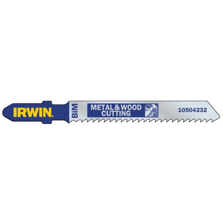 Irwin T345XF stikksagblader, til tre og metall, 5-10 TPI, 5 stk