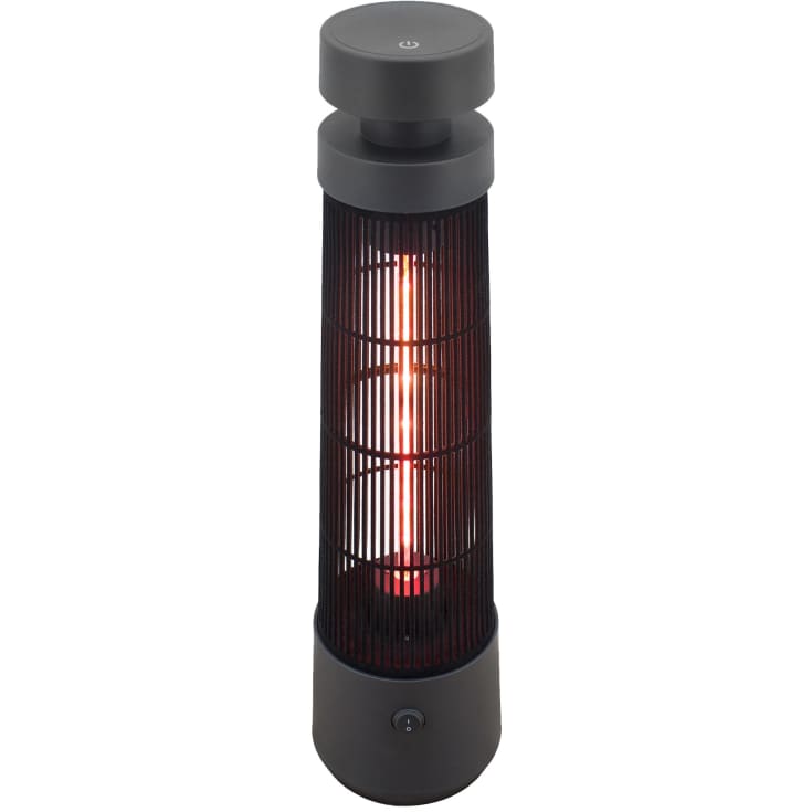 Heat1 Eco High-line terrassevarmer, infrarød, 1200W, sort