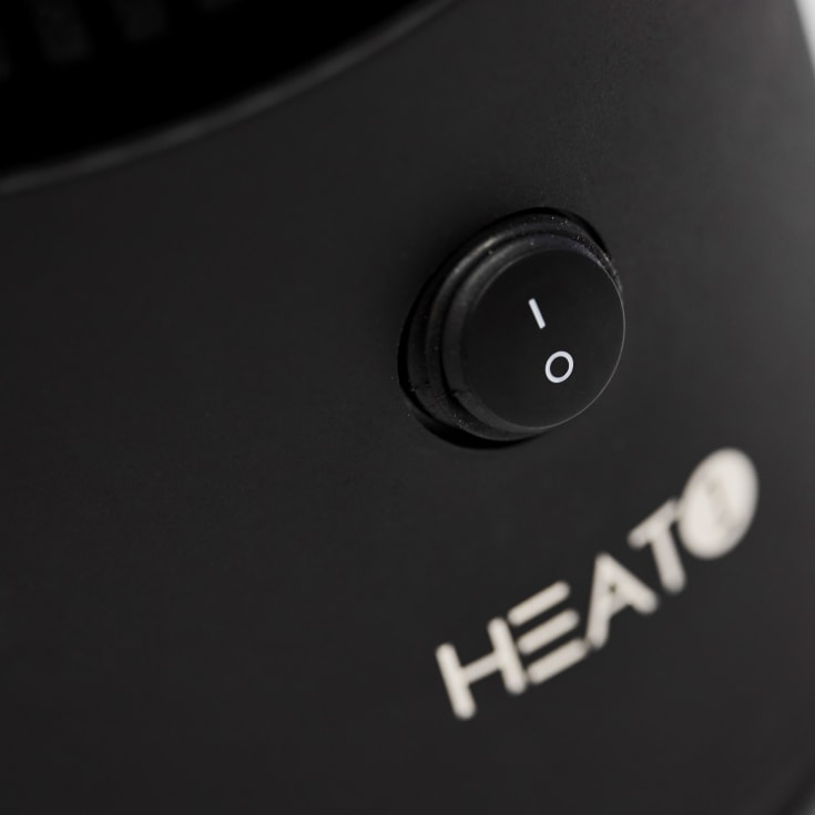 Heat1 Eco high-line Cone terassvärmare, infraröd, 1200 W, svart
