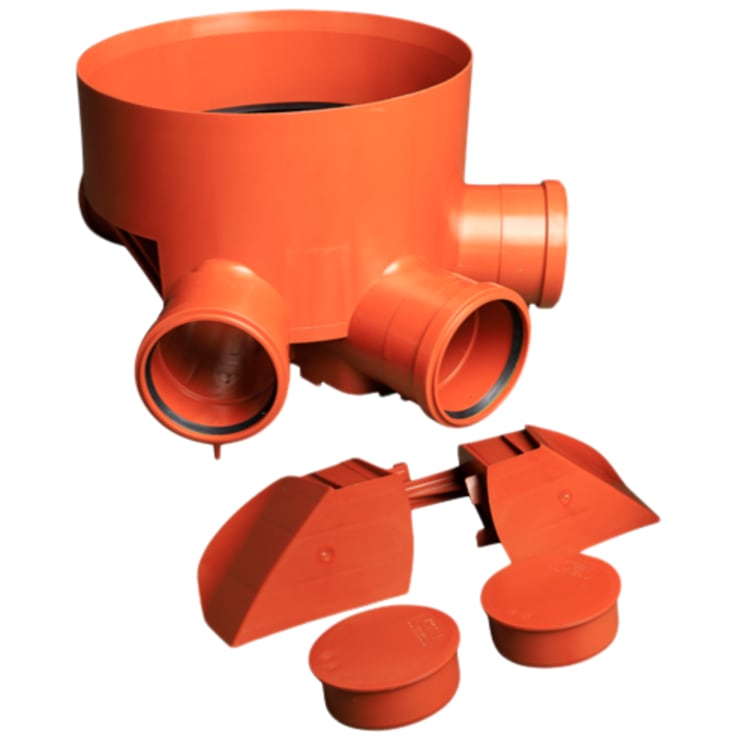 Rense- & inspektionsbrønd 110x315 mm, universal