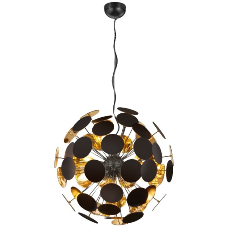 Trio Lighting Discalgo pendellampa, svart
