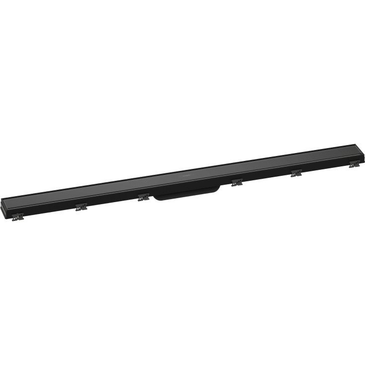 Hansgrohe Raindrain Match avløpsrenne, 1000 mm, sort glass