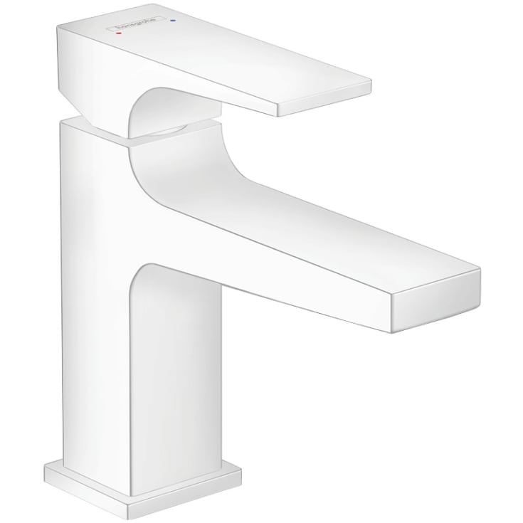 Hansgrohe Metropol 100 håndvaskarmatur, mat hvid