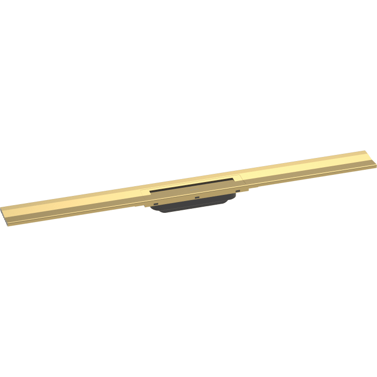 Hansgrohe Raindrain Flex avløpsrenne, 900 mm, veggmontering, gull