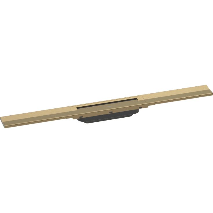 Hansgrohe Raindrain Flex avløpsrenne, 700 mm, fri plassering, børstet bronse