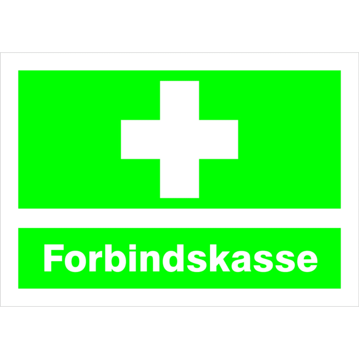 Skilt "Forbindskasse"