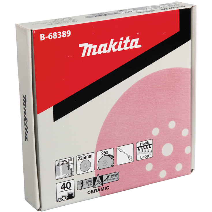 Slibepapir til Girafslibere Ø225 korn80 - 25stk