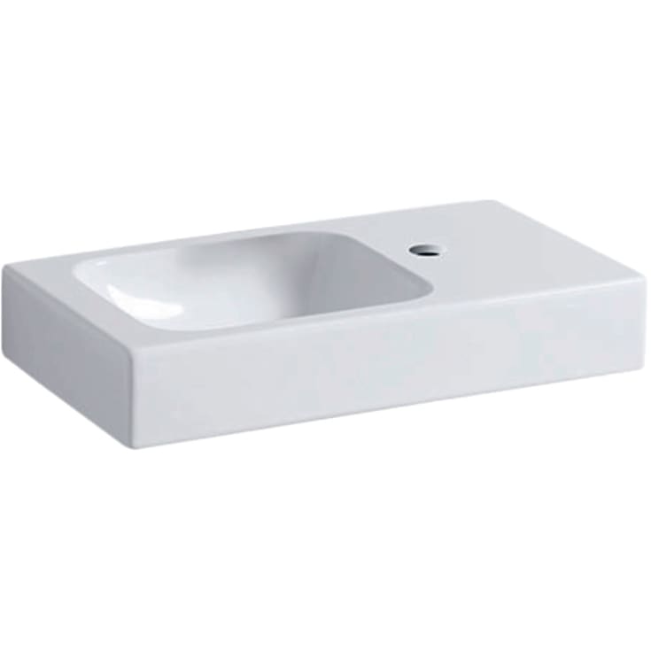 GEBERIT håndvask 530x310x135mm hh th u/overl m/fralægningsplads