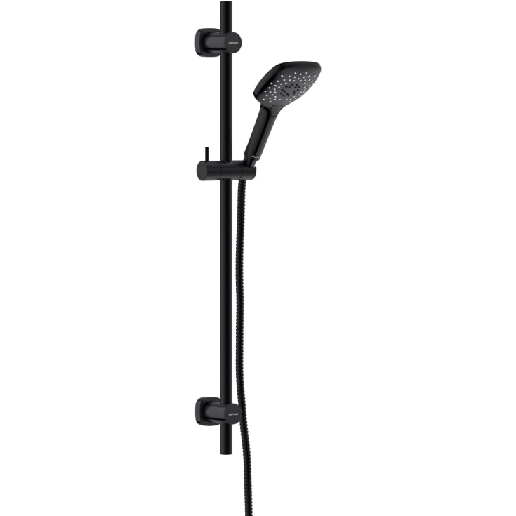 Damixa Pine Flex brusesæt, vandbesparende,  mat sort