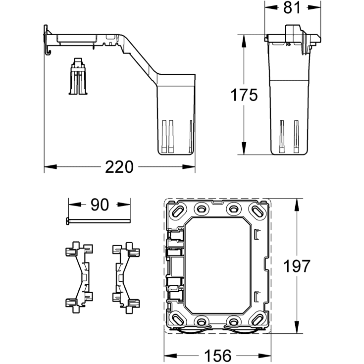 Grohe Fresh ombygningssæt