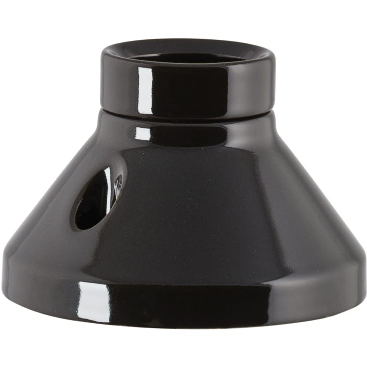 Loftfatning Fodlampe Ø100 mm, E27, sort, IP20