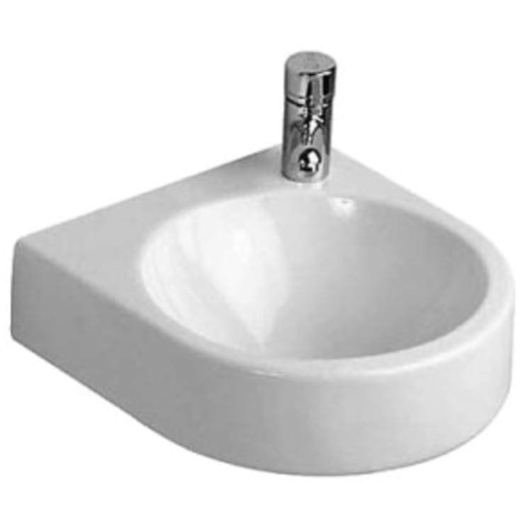 Duravit Architec vegghengt servant, 36x38 cm, hvit