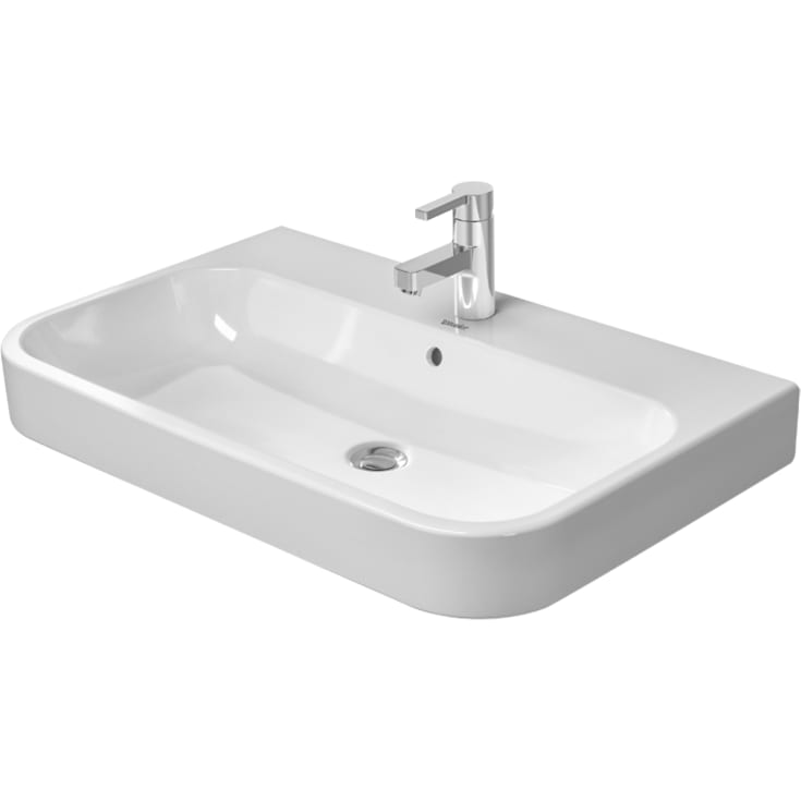 Duravit Happy D.2 møbelservant, 80x50,5 cm, hvit med Wondergliss