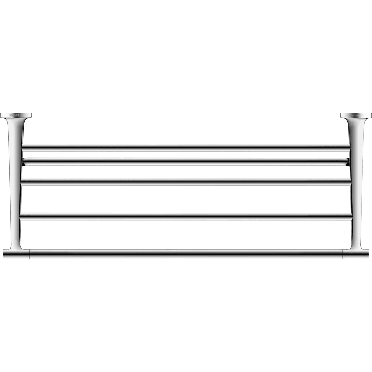 Duravit Starck T hylde, 61x23,2 cm, krom