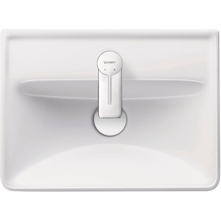 Duravit D-Neo vegghengt servant, 45x33,5 cm, hvit