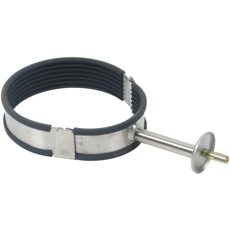 160 mm Rørbærer med TPE gummi rustfri AISI304/EN1.4301 BLÜCHER