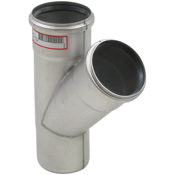 82 x 82 mm x 45° Grenrør syrefast AISI316L/EN1.4404 BLÜCHER