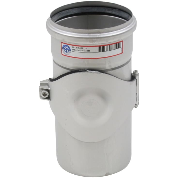 125 mm Rør med renseadgang syrefast AISI316L/EN1.4404 BLÜCHER