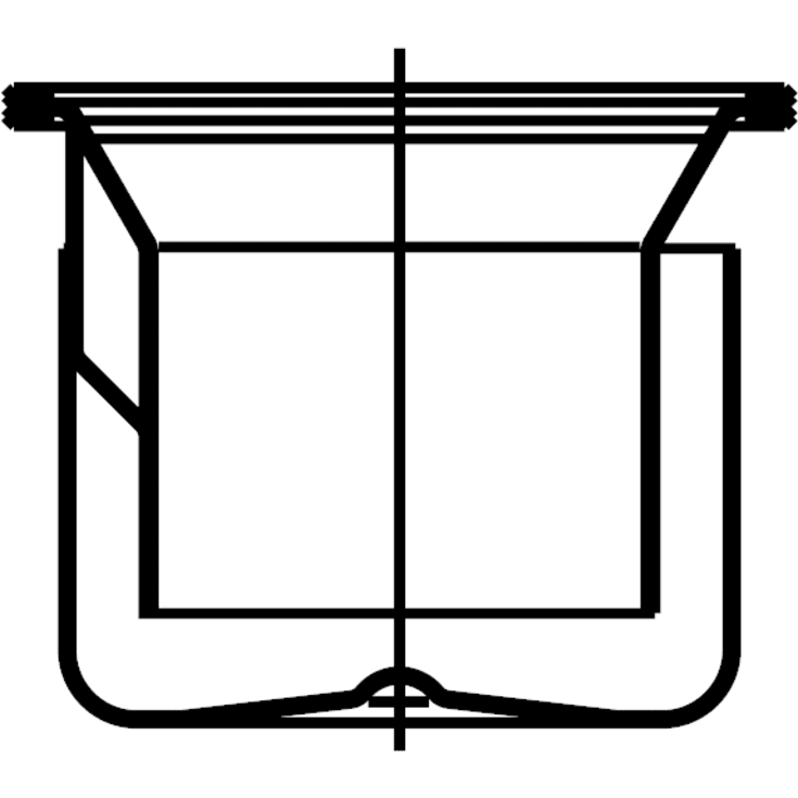 ACO innebygd vannlås for ACO avløpspanne