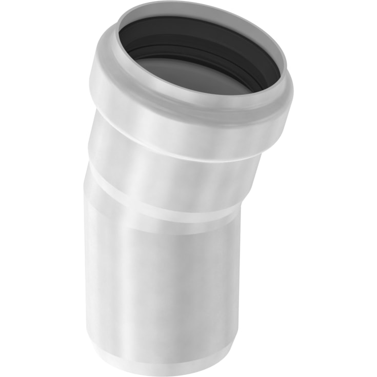 ACO 50 mm 15° rostfri böj AISI 304