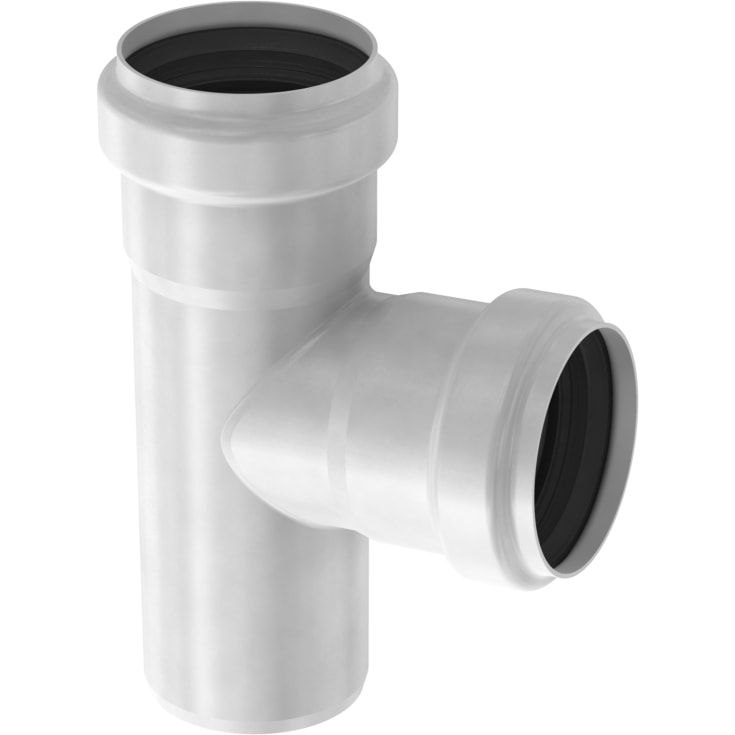 Aco Pipe grenrør, Ø75 mm, 87,5°, rustfrit stål