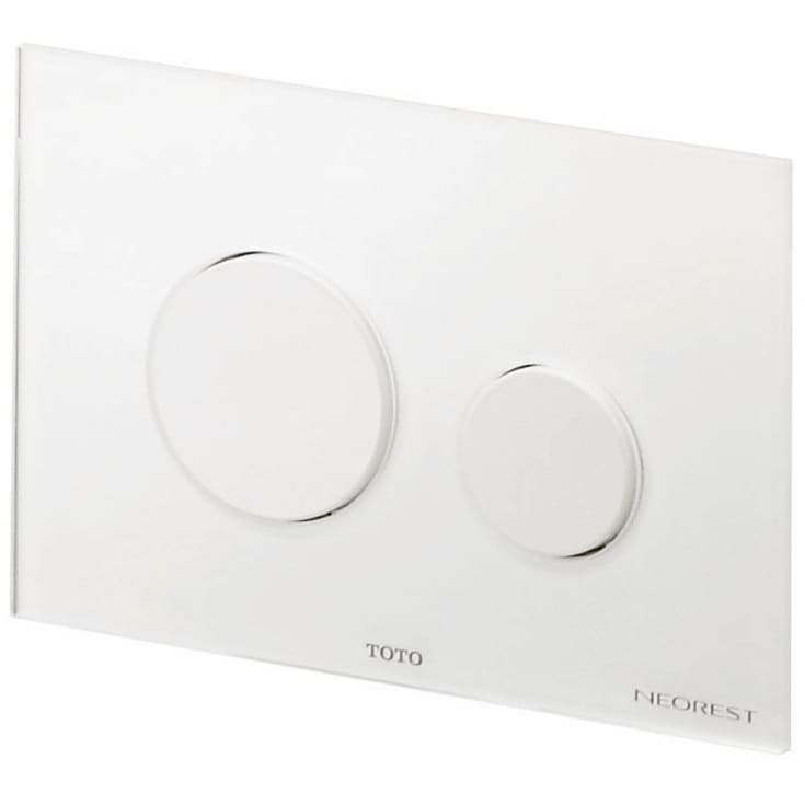 Toto betjeningsplade, hvid