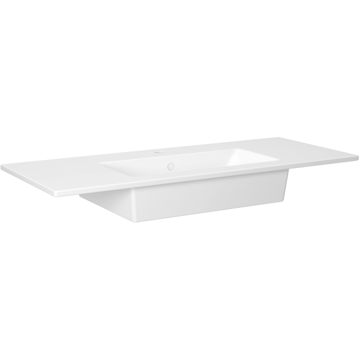 Gustavsberg Graphic heldekkende servant, 1000x410 mm, med 1 blanderhull.