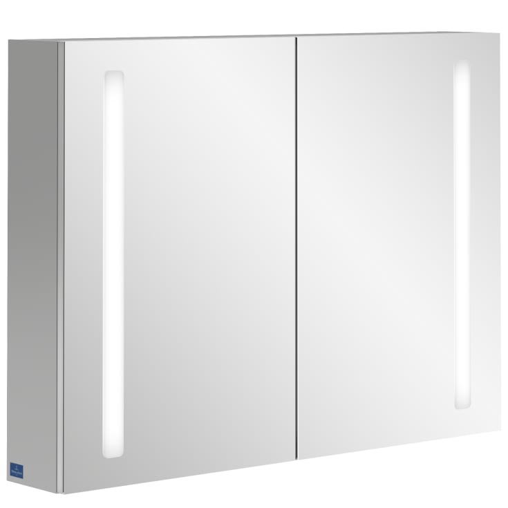 Villeroy & Boch My View 14 speilskap med belysningen, 80x75 cm, hvit