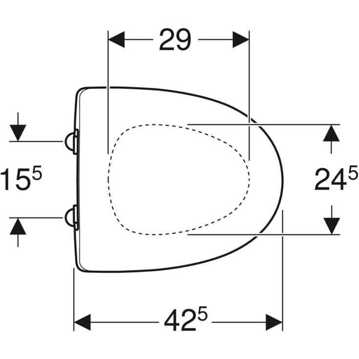 Ifö Sign Art toiletsæde, soft close, hvid