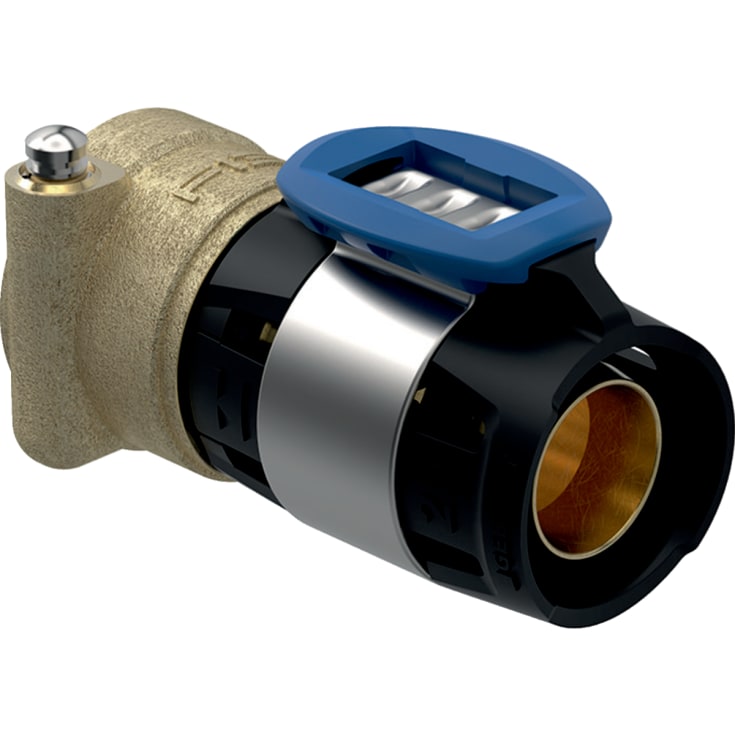 5 st FLOWFIT övergång 20x21mm t/KOMPAKT blyfri silikonbrons