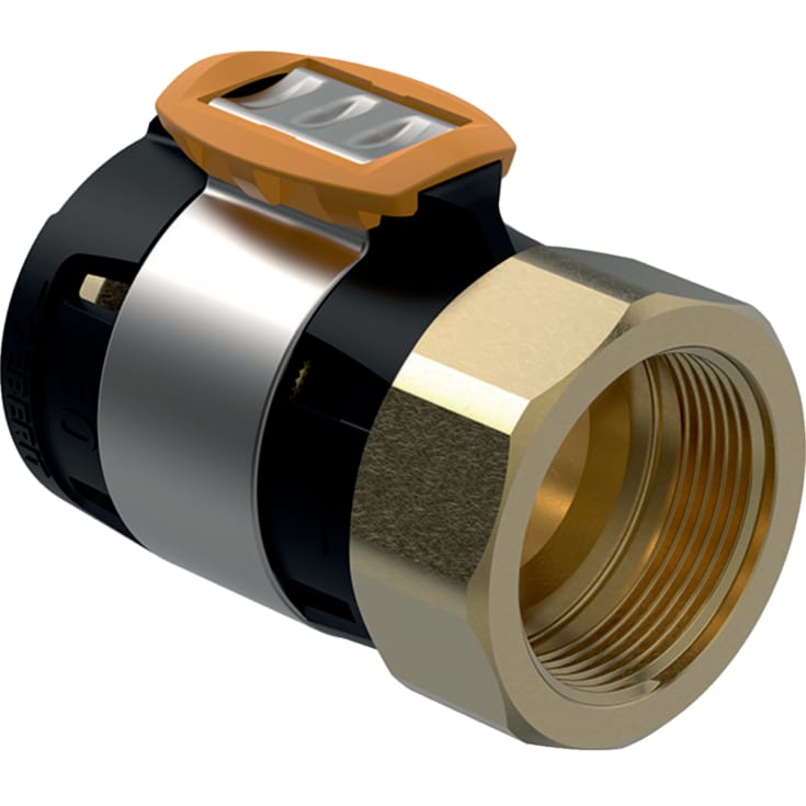 2 stk Geberit Flowfit silicium overgangsmuffe, 50 mm x 2"