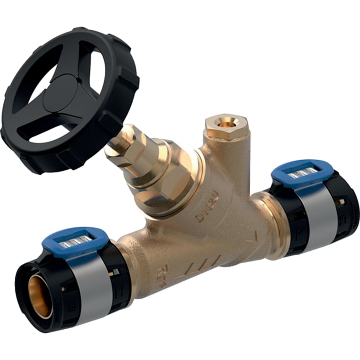 FLOWFIT afspærringsventil 40mm m/håndhjul blyfri rødgods