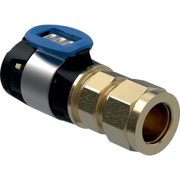 FLOWFIT övergång 16x12mm klämring blyfri silikonbrons