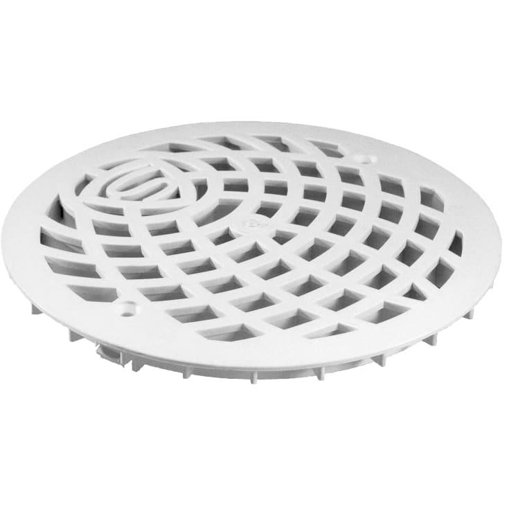 Purus afløbsrist, Ø150mm, hvid