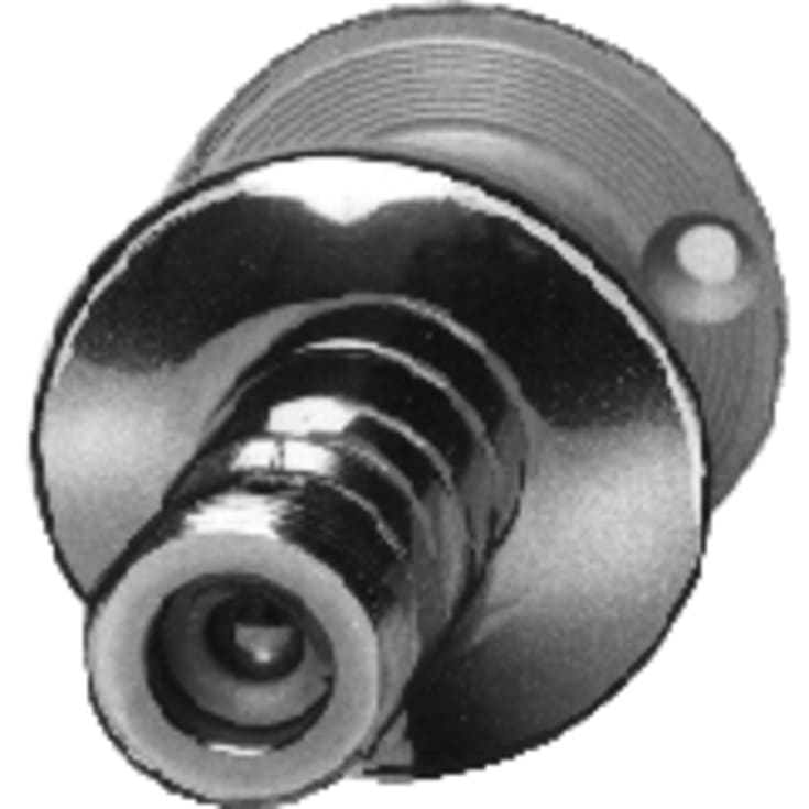 GV-Bøsning for vådrum 3/4" lige kuglehane med nippel