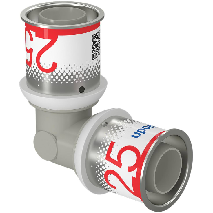 Uponor S-press Plus vinkel PPSU, 25-25 mm
