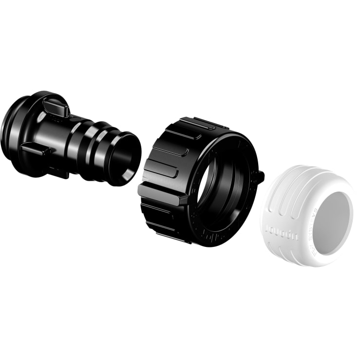 Uponor Aqua Plus PPSU PPM Q&E adapter, 16 mm x 1/2"