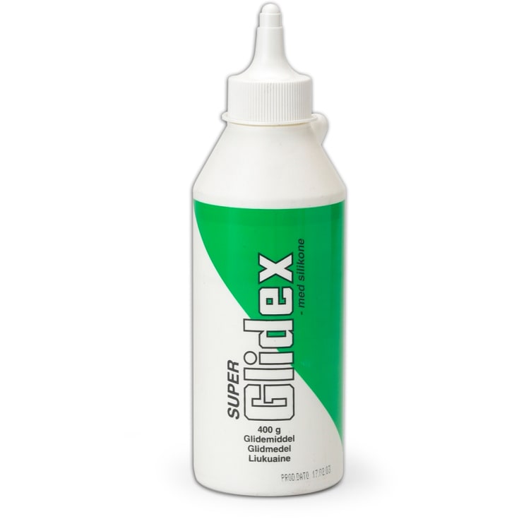 Super Glidex silikonebaseret glidemiddel, flaske, 400 g