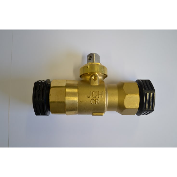JCH 25 mm PE serviceventil DN20 mässingskoppling avk topp